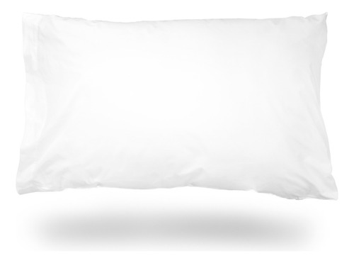 10 Fundas Para Almohada Hotelera Blanca 144 Hilos Standar Color Blanco Liso