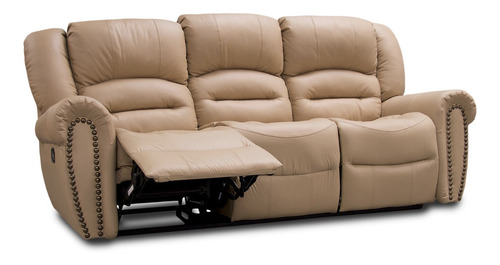 Sofa Reclinable Piel Genuina Oxford - Confortopiel