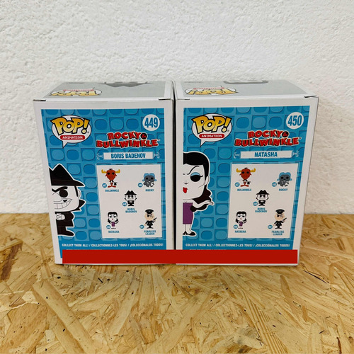 Funko Pop Boris Badenov & Natasha (Usado)