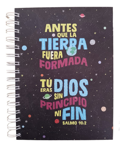 Cuaderno Tapa Dura/ Regalería Cristiana/ Salmo 90:2