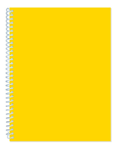 Mate | Cuaderno Profesional | Espiral | 100 Hojas Color Amarillo