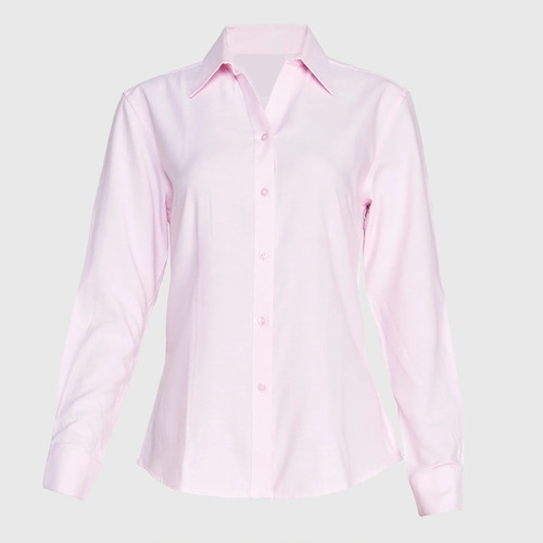 Blusa Blanca Oxford Manga Larga Anafi