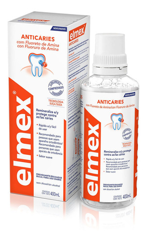 Elmex Enjuague Bucal X400 Anticaries      