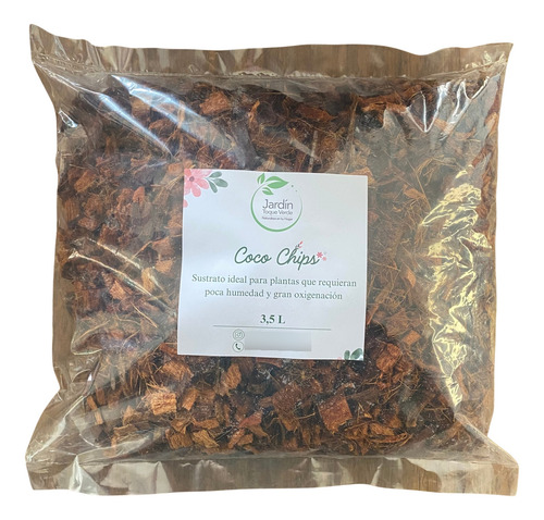 Fibra De Coco Chips - Jardín Toque Verde