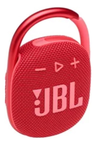 Parlante Jbl Clip 4 Portátil Con Bluetooth Waterproof Rojo