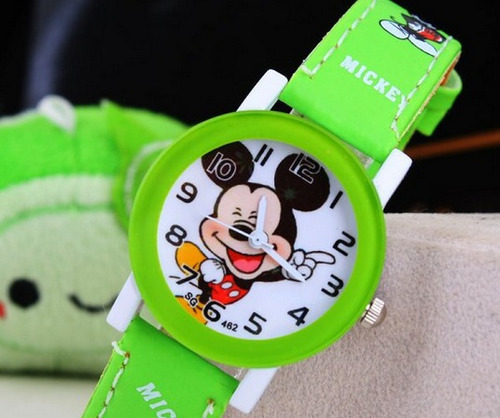 Reloj Pulsera Mickey Niño Niña Bebe Lindo Hermosos