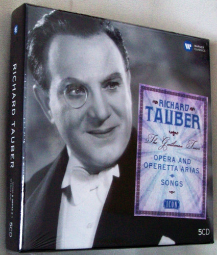 Richard Tauber Opera And Operetta Arias Box Set 5 Cds ( Nu )