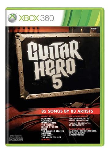 Guitar Hero 5 Standard Xbox 360 Physical