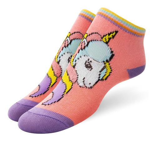 Imagen 1 de 5 de Pack X 6 Pares Soquetes Elemento Nene/nena Talles 4/5