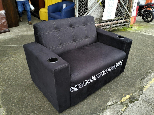 Sillón Doble Plaza Con Brazos; Sofá Doble Mi Mueble 60,000