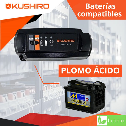 Cargador Baterías Mantenedor 6v 12v Auto Moto Portatil 3p 4a