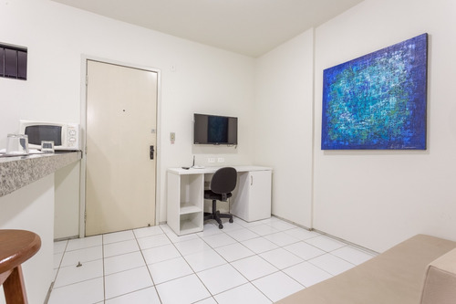 Imagem 2 de 13 de Flat 103 - 4º Pavimento, Localização Top, Mobiliado E Wi-fi