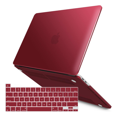 Funda Ibenzer Para Macbook Pro 13 M2 + C/teclado Wine