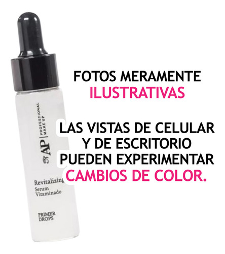 Primer Serum Revitalizante Vitaminado Revitalizing Drops Ap