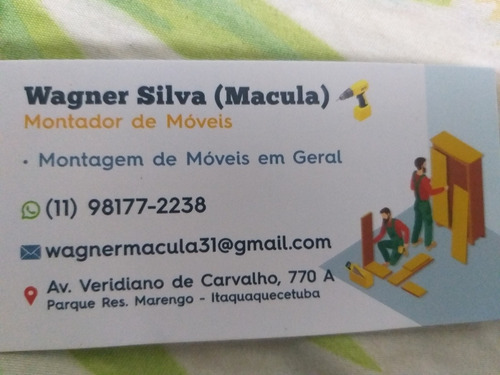 Imagem 1 de 1 de Montador De Móveis Em Geral Manutenção E Pequenas Reformas