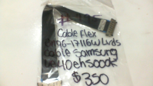 Imagen 1 de 4 de Cable Flex Lvds Bn96-17116w Samsung Un40eh6030f