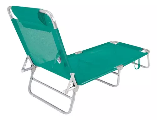 Silla repostera de playa reclinable de aluminio Lounger - RIO