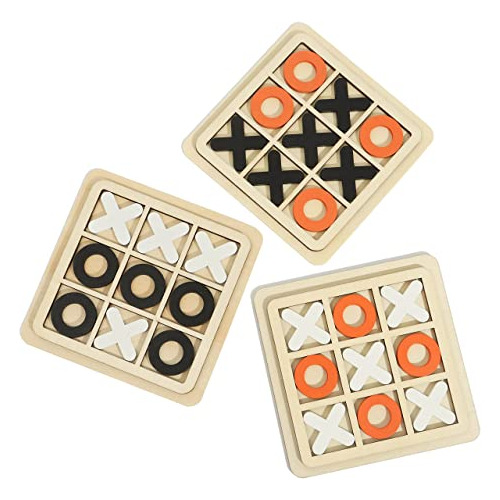 Keslot Tablero De Madera Tic Tac Toe Juego Xo Table Bzv5z