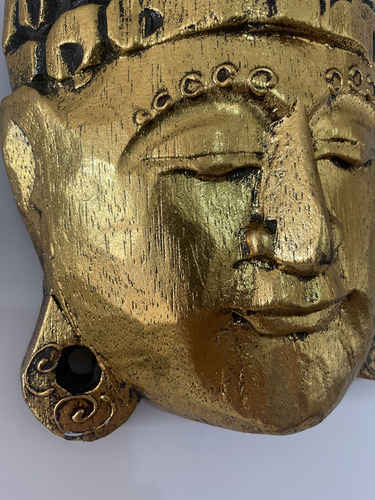 Máscara Do Buda - Decor Parede - 25cm.
