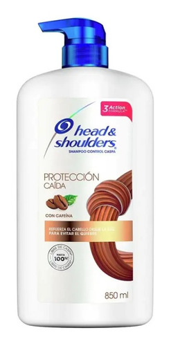 Shampoo Head Proteccíon Caída,cafeína Control Caspa 850 Ml