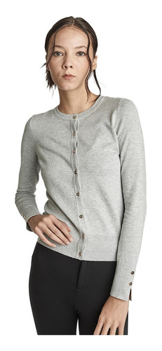 Suéter Sweater Cuello Redondo Sao Paulo Marino De Mujer 4663