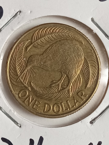 Nueva Zelanda 1990. Moneda De 1 Dollar. Kiwi, Km 78. Mira!!!