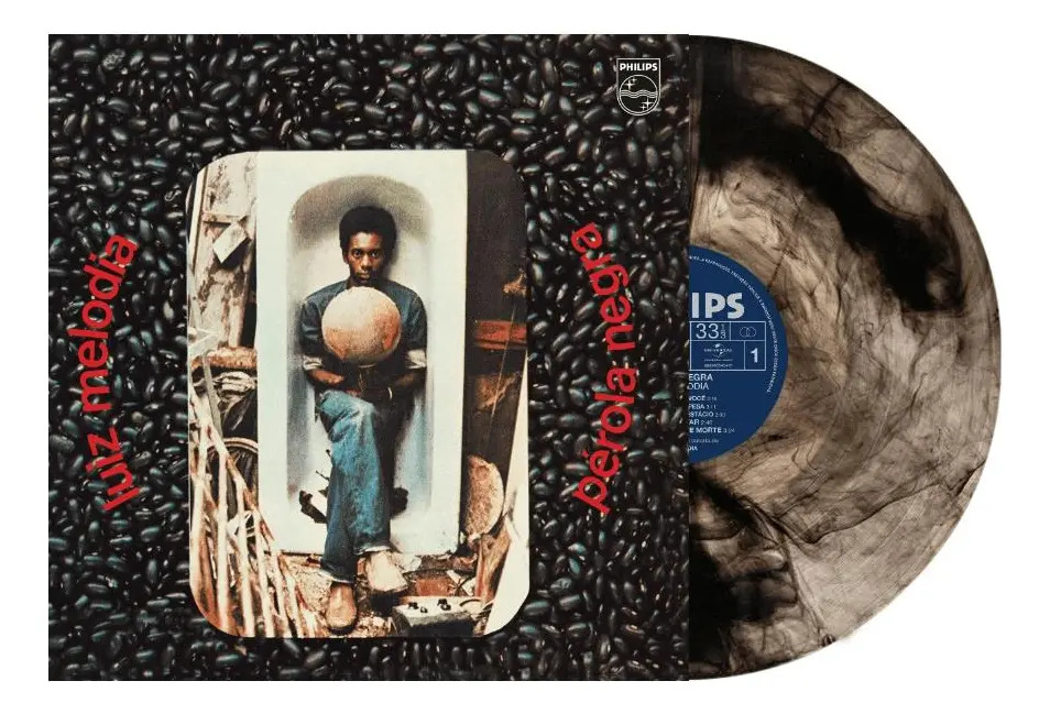 Vinil Luiz Melodia - Pérola Negra (lp Fumê Translúcido) Luiz Versão Do Álbum Standard