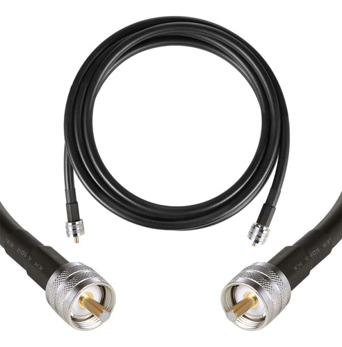 Gemek Cable De Extension Coaxial De Baja Perdida Pl259 A Pl2