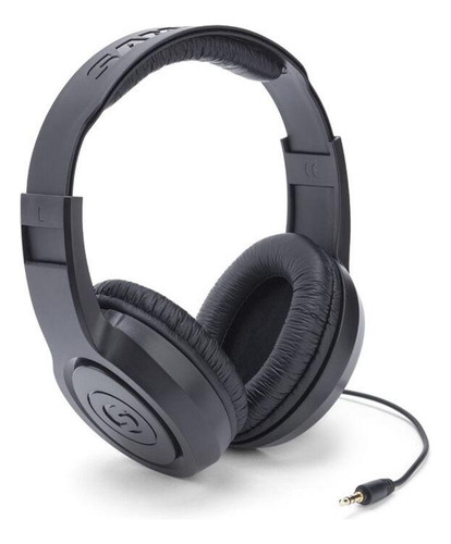 Fone De Ouvido Samson Sr350 Para Estudio Over-ear Cor Preto Preto