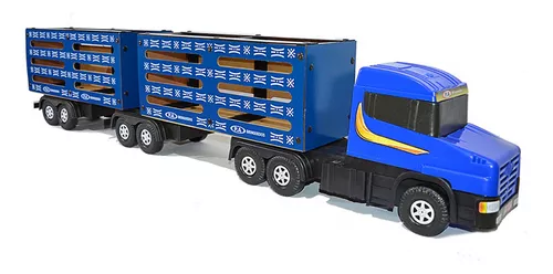 Caminhão Carreta Scania Baú Coca Cola 5 Eixos Brinquedo Madeira Plastico  90cm - P.A Brinquedos - Caminhões, Motos e Ônibus de Brinquedo - Magazine  Luiza