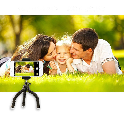 Imagen 7 de 7 de Trípode Soporte Para Celular Gopro Cámara Control Remoto