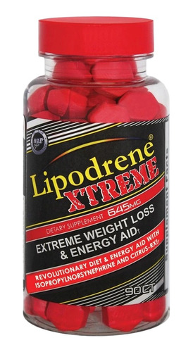 Htp Lipodrene Xtreme Rojo 90 Tabletas 