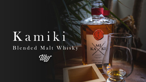 Whisky Kamiki Sakura Wood 500ml 48% / Blended Malt Japón