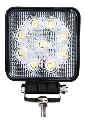 X2 Foco Led Neblinero 27w Cuadrados 4x4