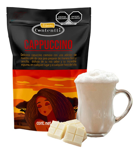 Cappuccino Chocolate Blanco 125 G Tibiri  Fácil Preparación