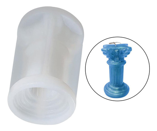 Epoxi Resina Moldes Pilar Molde Silicona Torta El 114x78mm