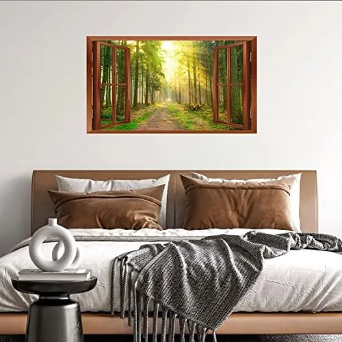 Pegatinas De Pared 3d, Pegatinas De Pared Para Ventana Falsa