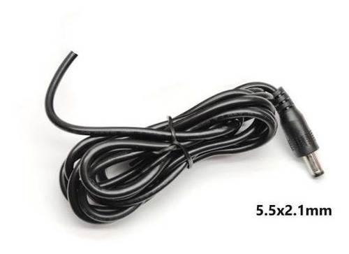 Cable De Poder Dc Con Conector 5.5x2.1mm 1.5m Power Dc  -12