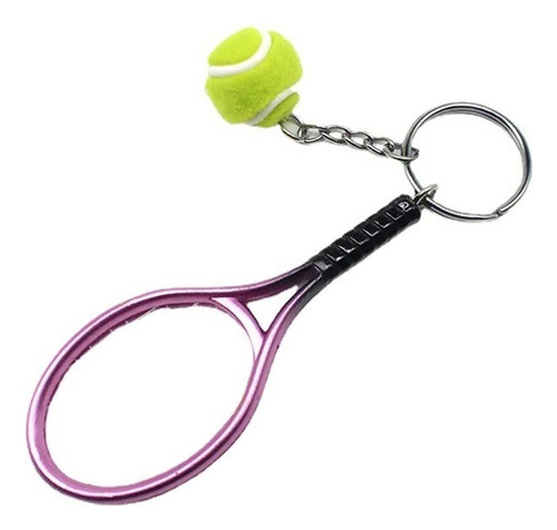 Llavero Raqueta Deporte Tenis Pelota (1 Pieza)