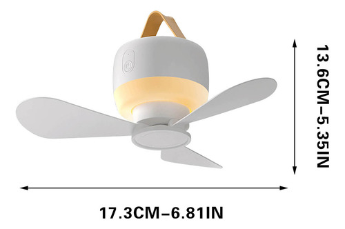 Ventilador De Techo Y Para Acampar, Control Remoto, Silencio