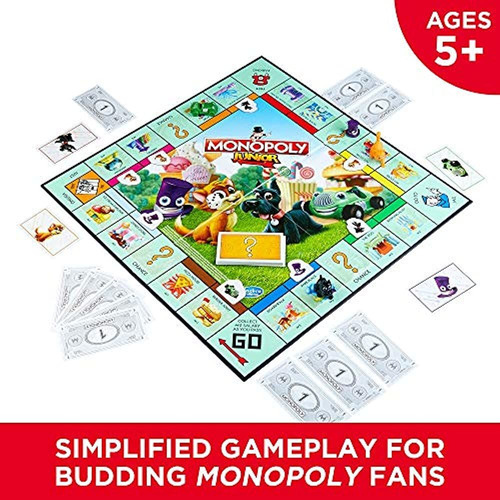 Juego De Mesa Monopoly Junior, A Partir De 5 Años Exclus