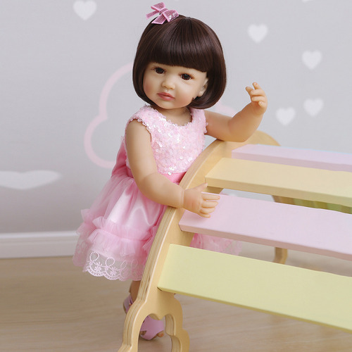 Art Doll Decdeal, 22 Pulgadas, Silicona Para Bebé, Cuerpo Co