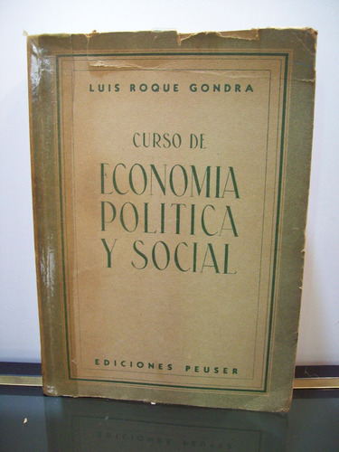 Adp Curso De Economia Politica Y Social Luis Roque Gondra