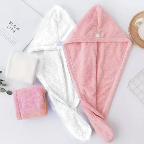 Toalla De Baño Con Cabeza De Toalla Para Secar El Cabello, 1