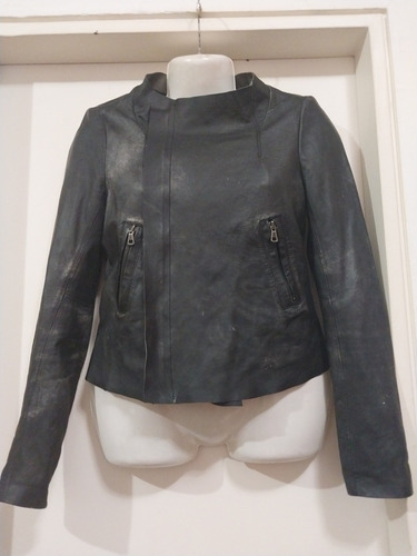 Campera Zara Cuero Legitimo  Consultar Stok