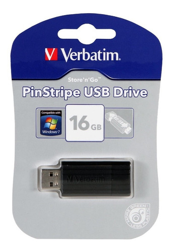 Pendrive 16 Gb Usb Verbatim Llavero Retráctil Belgrano