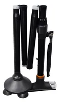 Comprar Baston Metal Plegable Con Luz Led 4 Soportes De Goma Calidad
