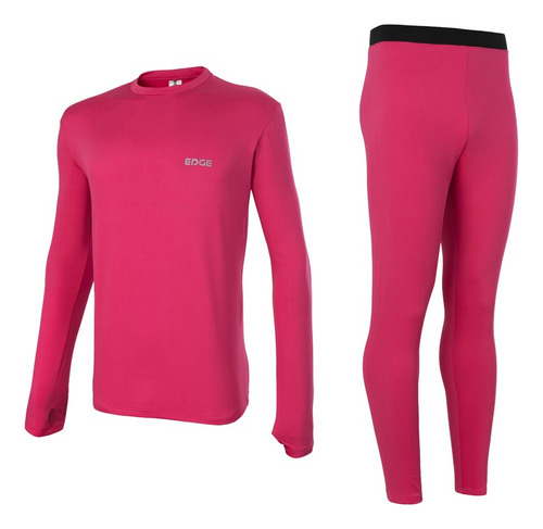 Remera Calza Frisada Unisex Abrigo Termico Combo Edge