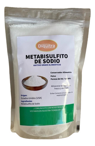 Metabisulfito De Sodio Polvo Grado Alimenticio 1 Kg