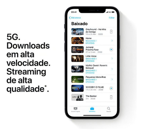 Apple iPhone 12 (128 Gb) Novo Branco Com Acessórios
